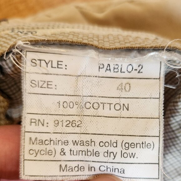 Enzo Denim 40 Khaki Pants Enzo Pablo 2 - Picture 3 of 11